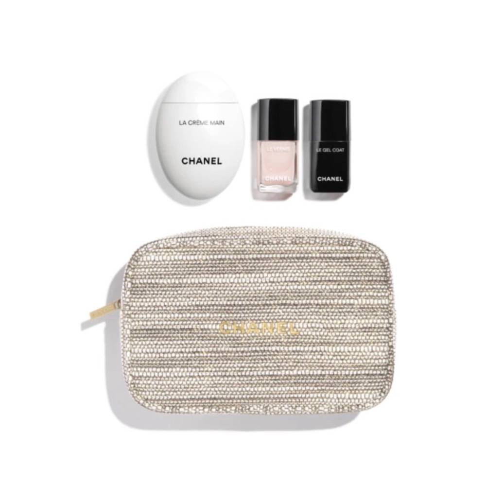 CHANEL stay polished manicure set cream and nail polish